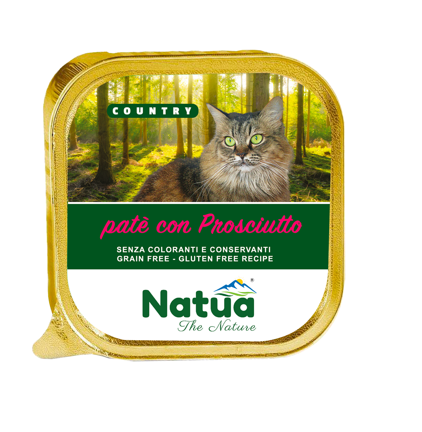 Natua Cat Country prosciutto 34 scatolette x100 gr