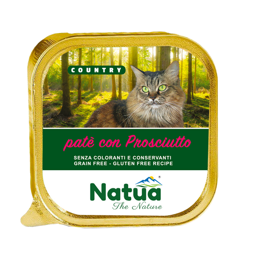 Natua Cat Country prosciutto 34 scatolette x100 gr
