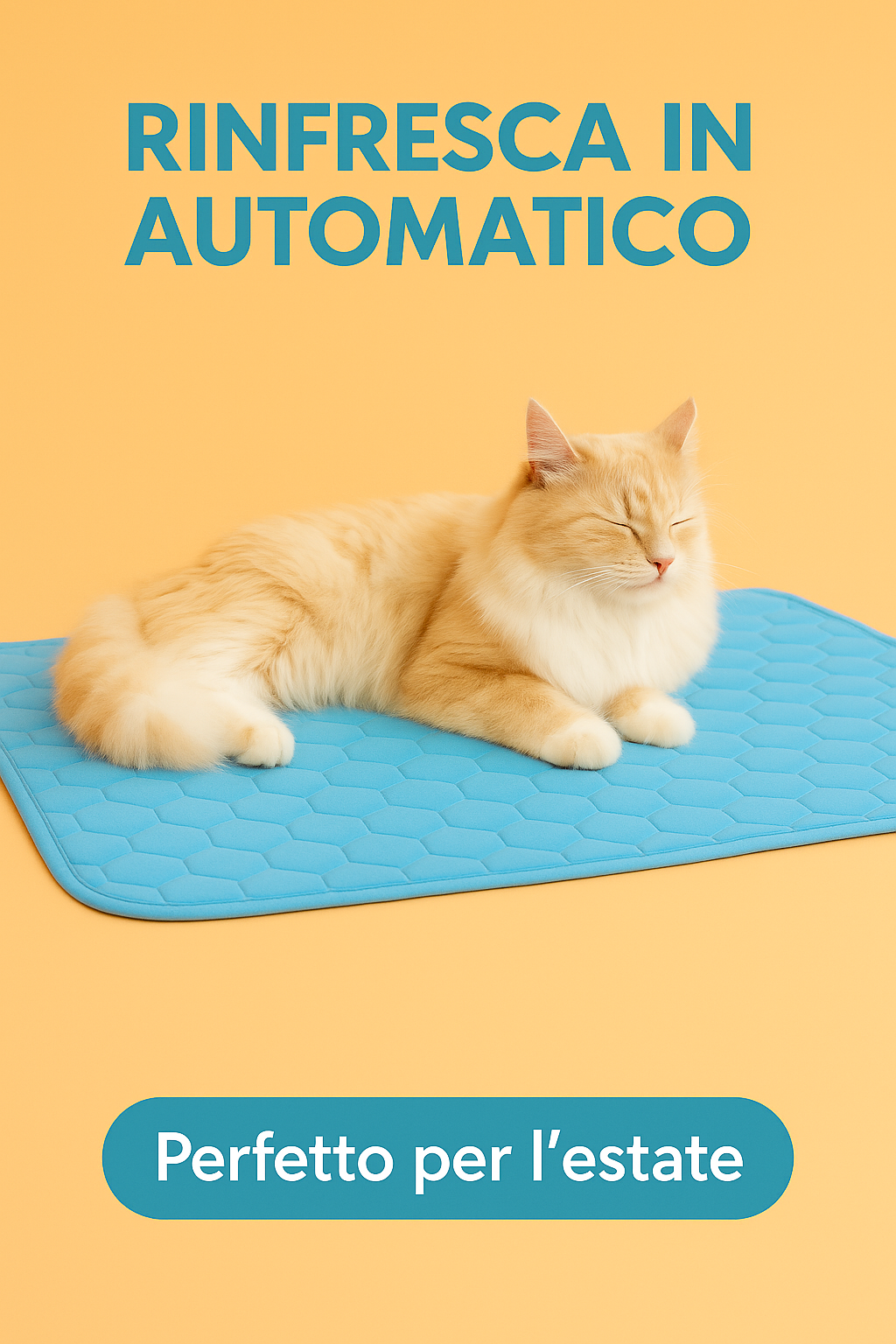 Tappetino raffredatore per gatti e cani