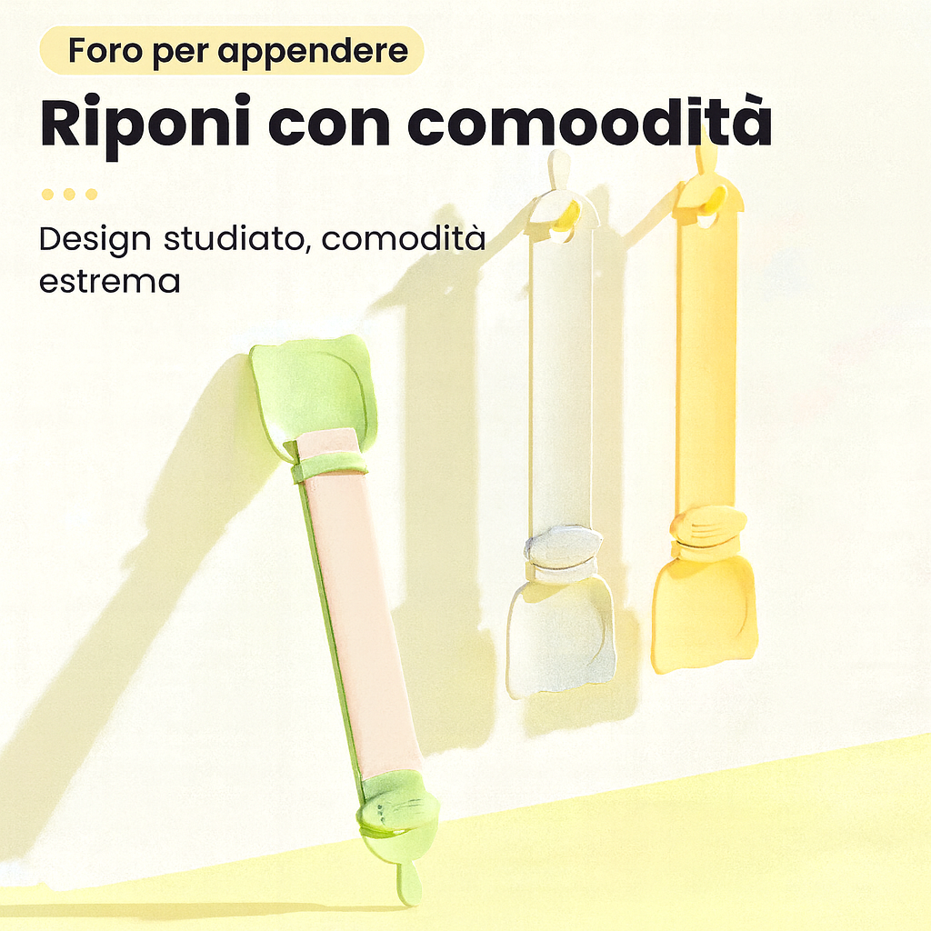 Cucchiaio Dosatore Igienico per Snack e Cibo Umido