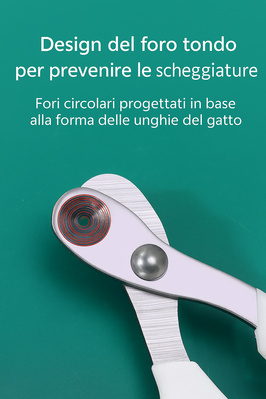 Tagliaunghie Professionale in Acciaio Inossidabile per Gatti e Cani di Piccola Taglia