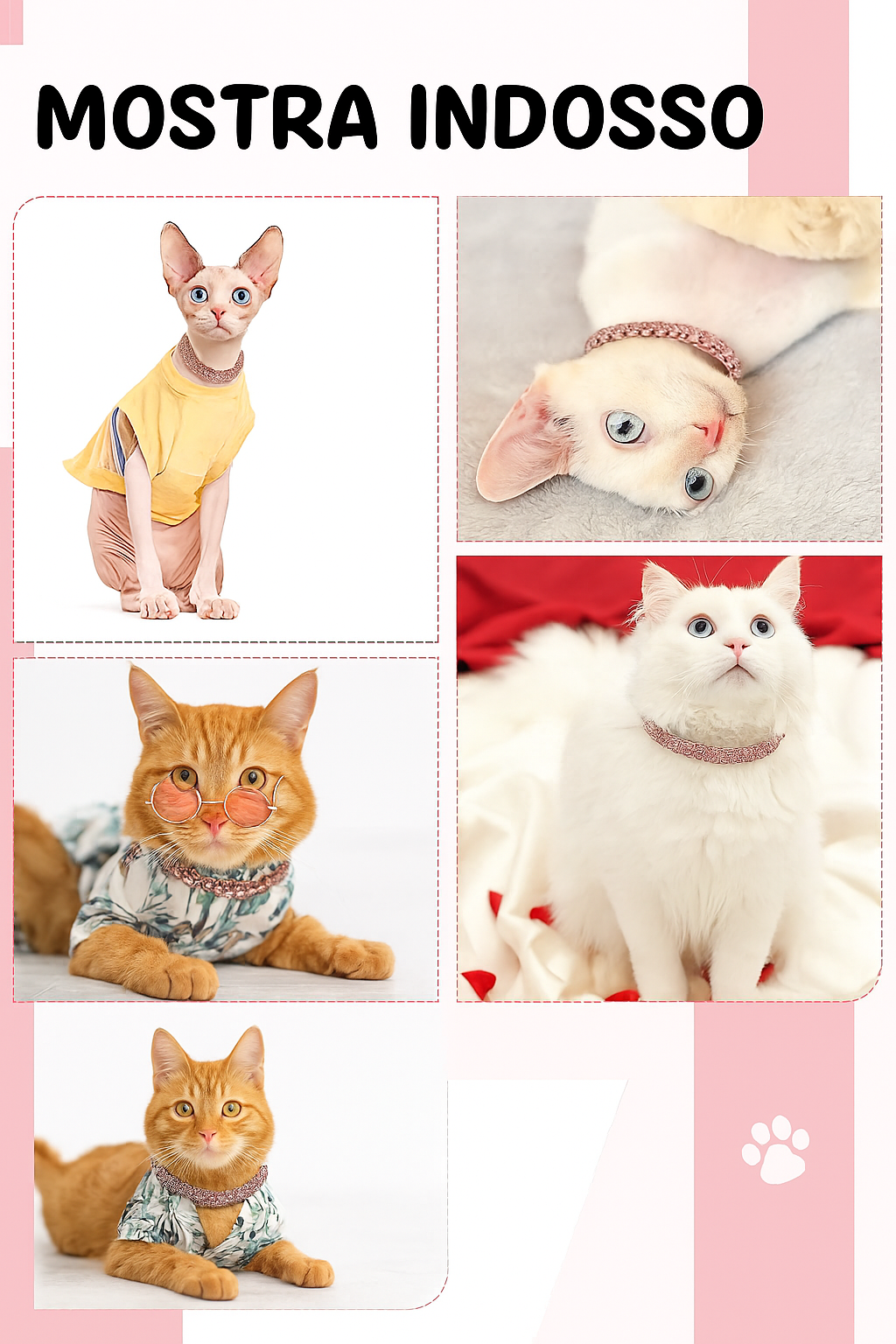 Collana a Catena per Cani e Gatti