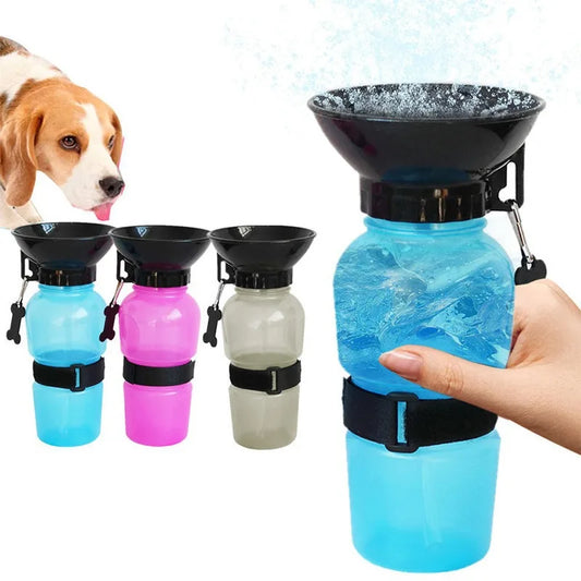Borraccia Portatile 500ml per Cani e Gatti – Dispenser d’Acqua da Viaggio