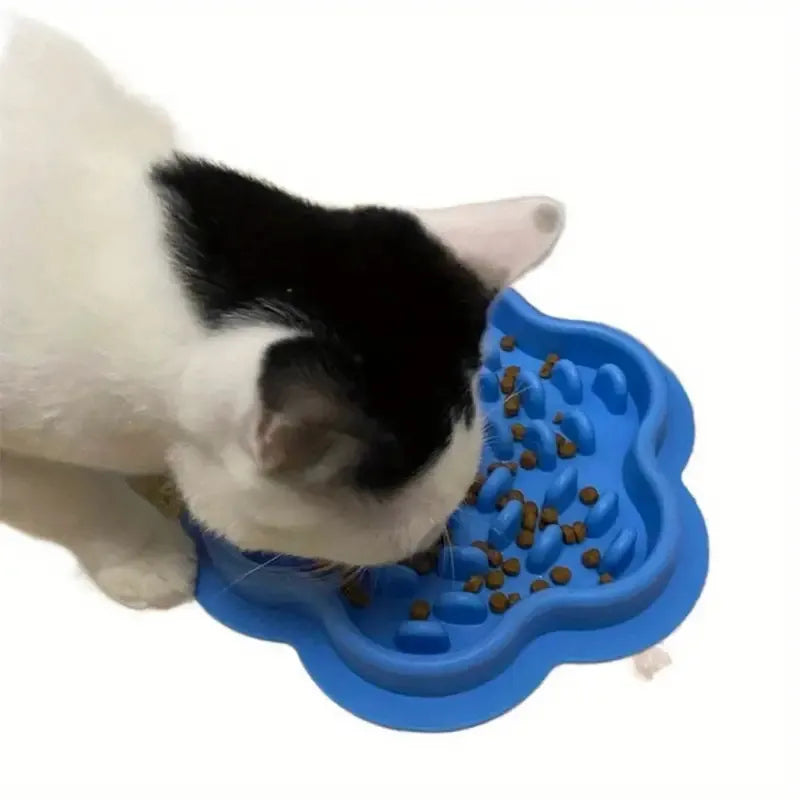 Piatto Interattivo in Silicone per Alimentazione Lenta – Ciotola Antisoffocamento per Cani e Gatti