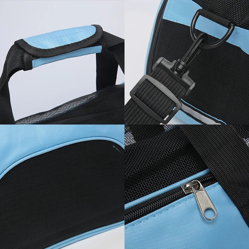 Borsa da Trasporto Pieghevole per Cani e Gatti – Viaggi Comodi e Sicuri